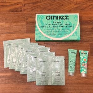 Amika the Kure 14 Day Hair Challenge, shampoo, conditioner, mask, and multi-task